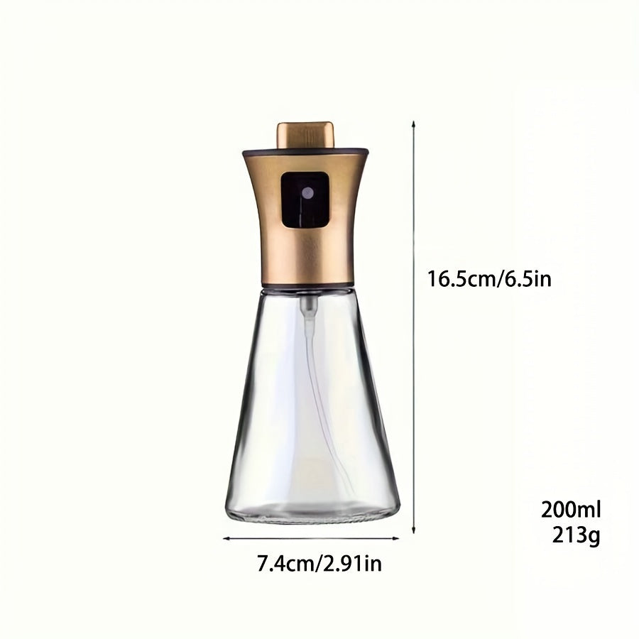 Large Oil Spray Bottle – Glass and 304 Stainless Steel Pressurized Container, BPA-Free