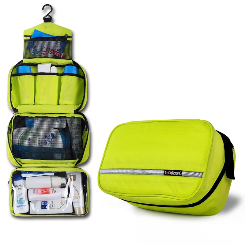 Large Waterproof Toiletry Bag for Men & Women | Travel Cosmetic Bag | Sturdy Design & Spacious