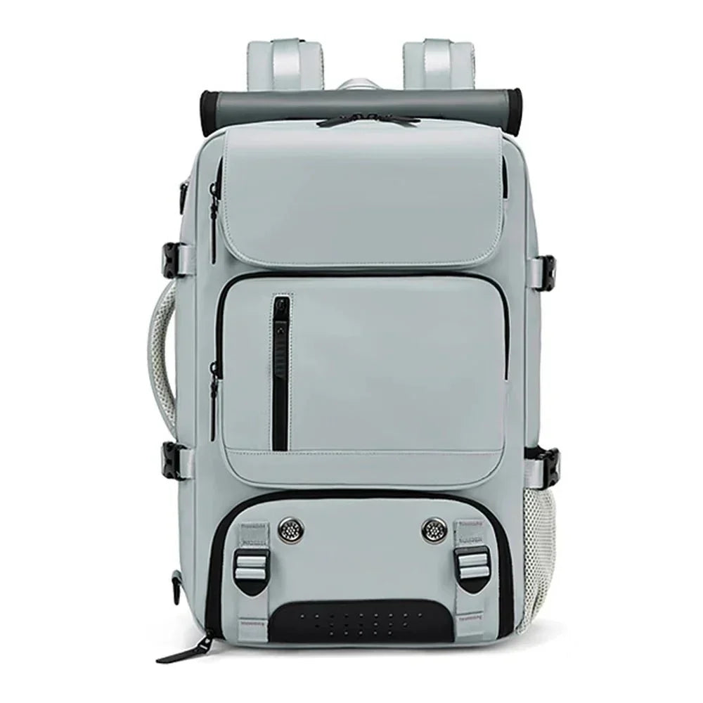 Large Waterproof Travel Backpack with USB Charging Port