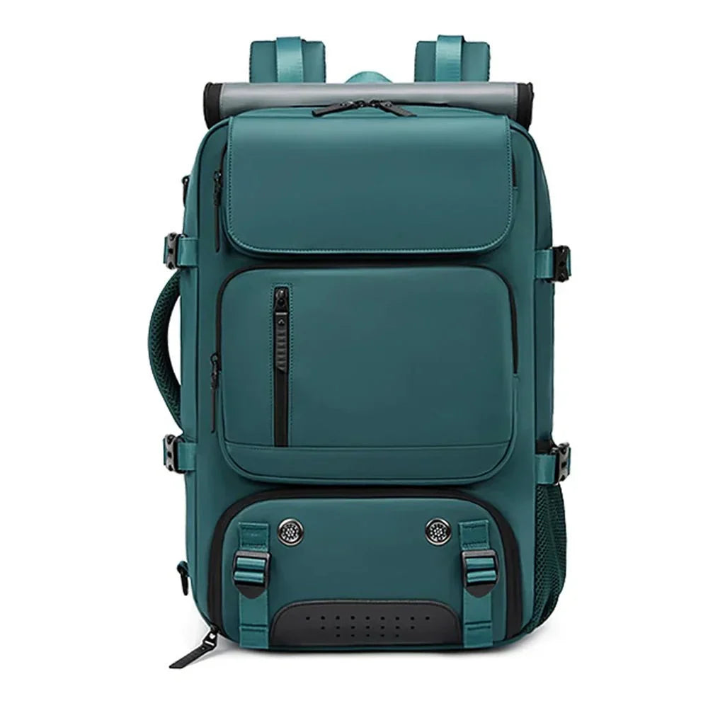 Large Waterproof Travel Backpack with USB Charging Port