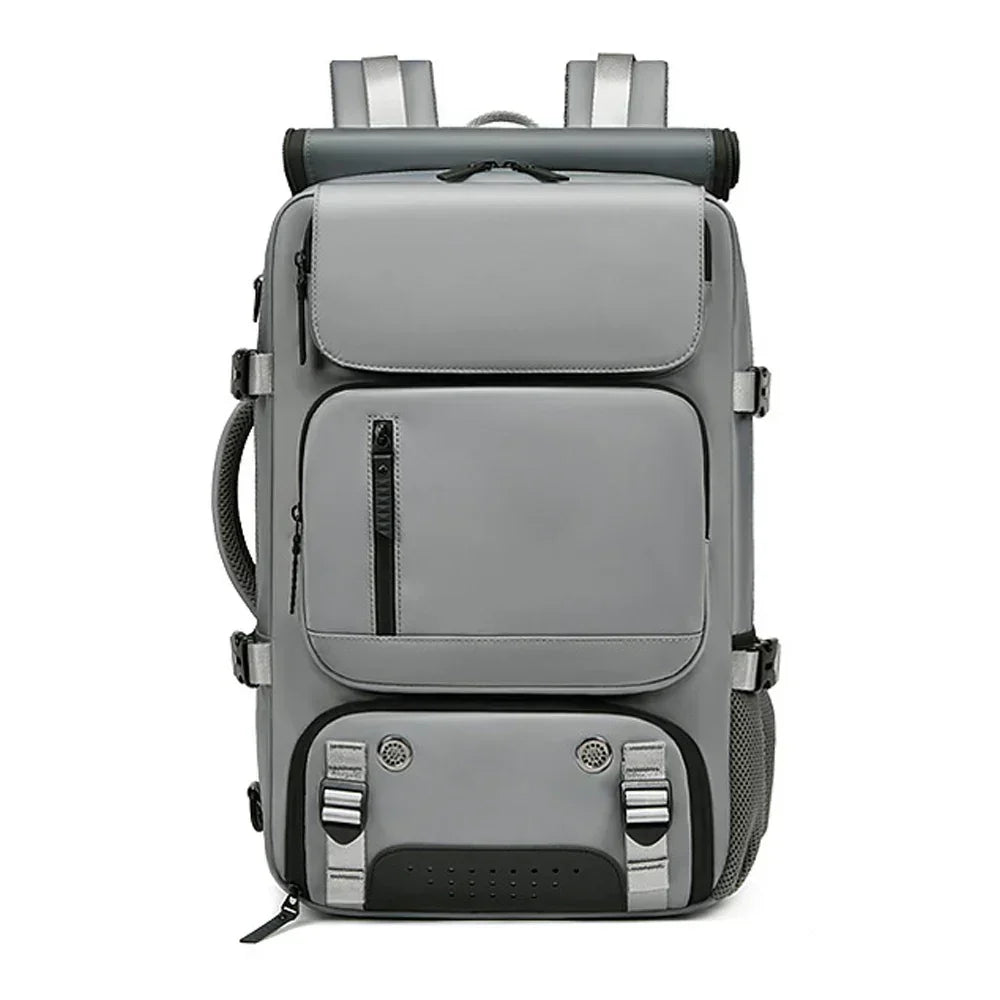 Large Waterproof Travel Backpack with USB Charging Port