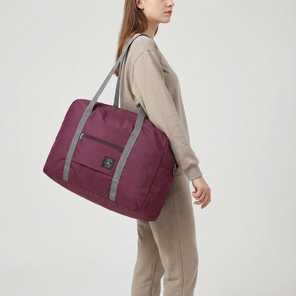 Lightweight Foldable Weekender Bag - Carry-On Travel Bag