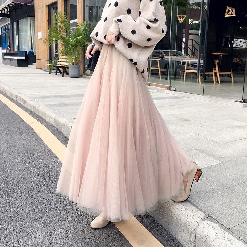 Long Autumn Skirt