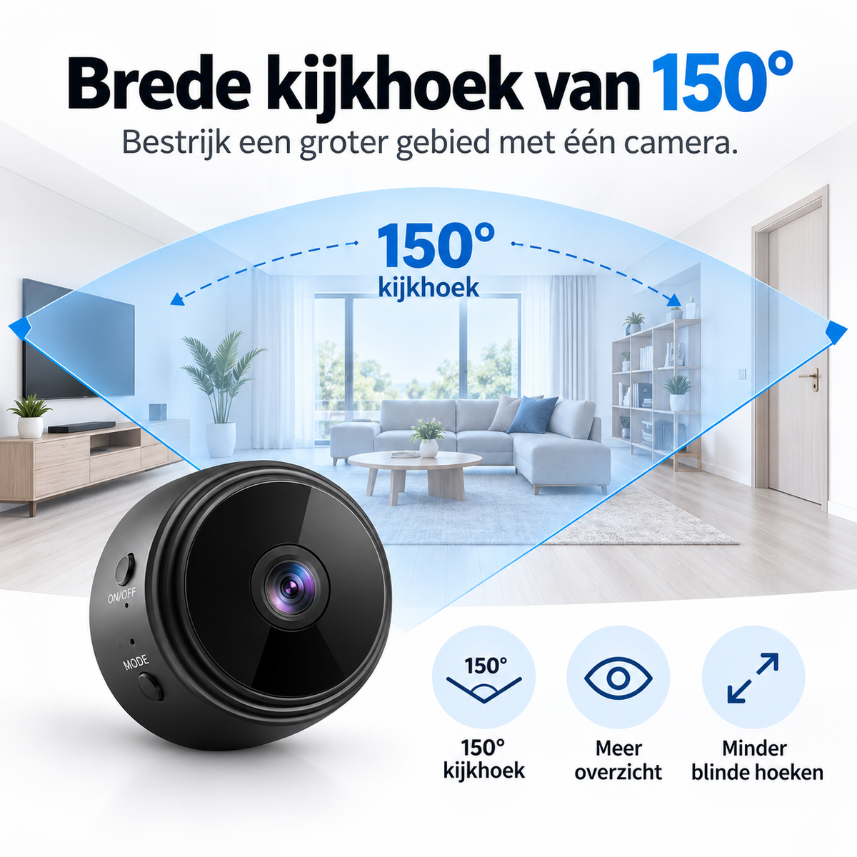 Magnetic Mini WiFi Camera 1080P HD for Discreet Surveillance