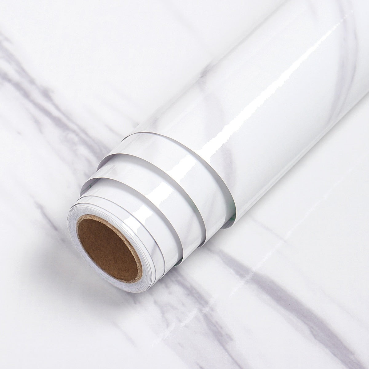 Marble-Look Surface Wrap - Waterproof and Oilproof Decorative Film