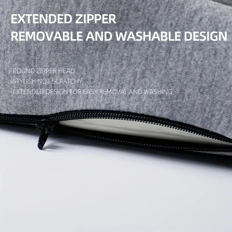 Memory Foam Backrest and Seat Cushion - Lumbar and Buttock Support