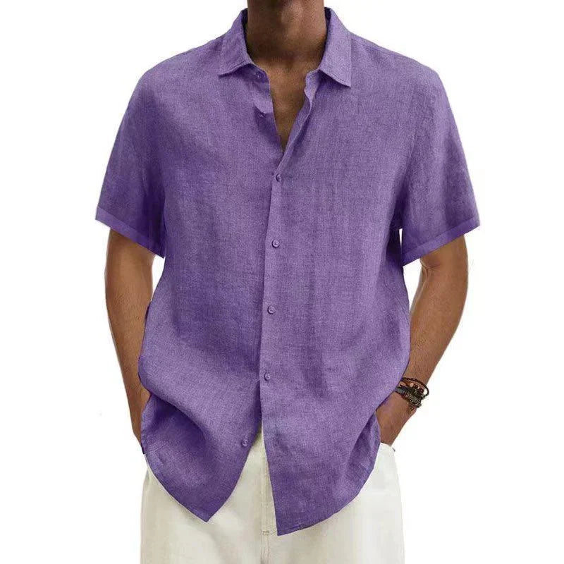 Men's Breathable Button-Down Shirt