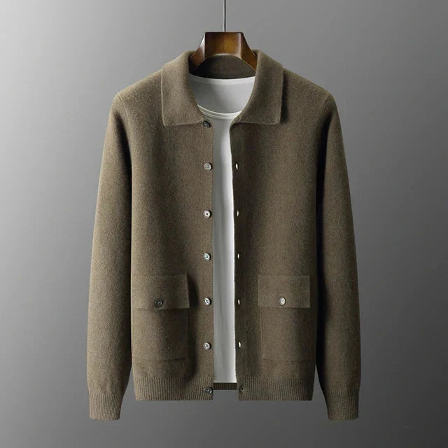 Men's Button-Up Cardigan