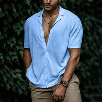 Men's Button-Up Summer Shirt