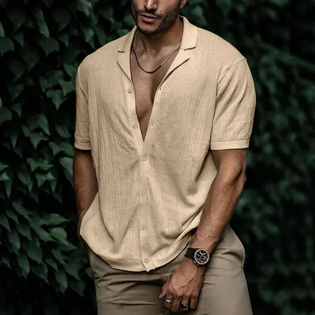 Men's Button-Up Summer Shirt