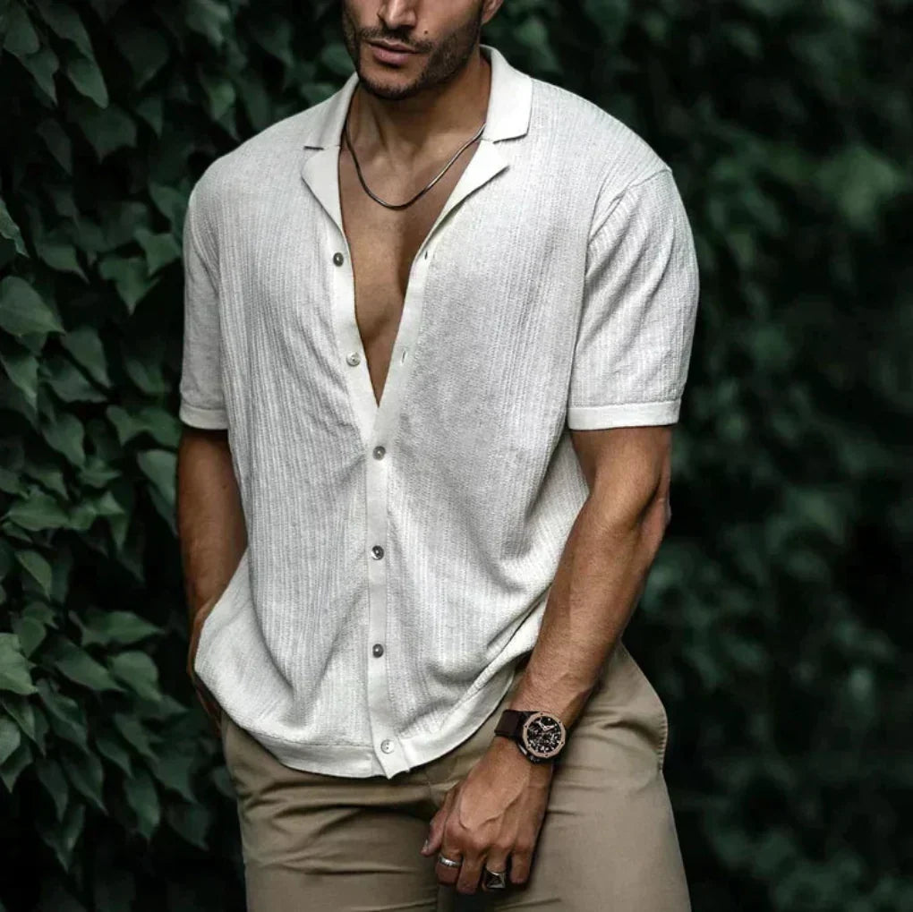 Men's Button-Up Summer Shirt