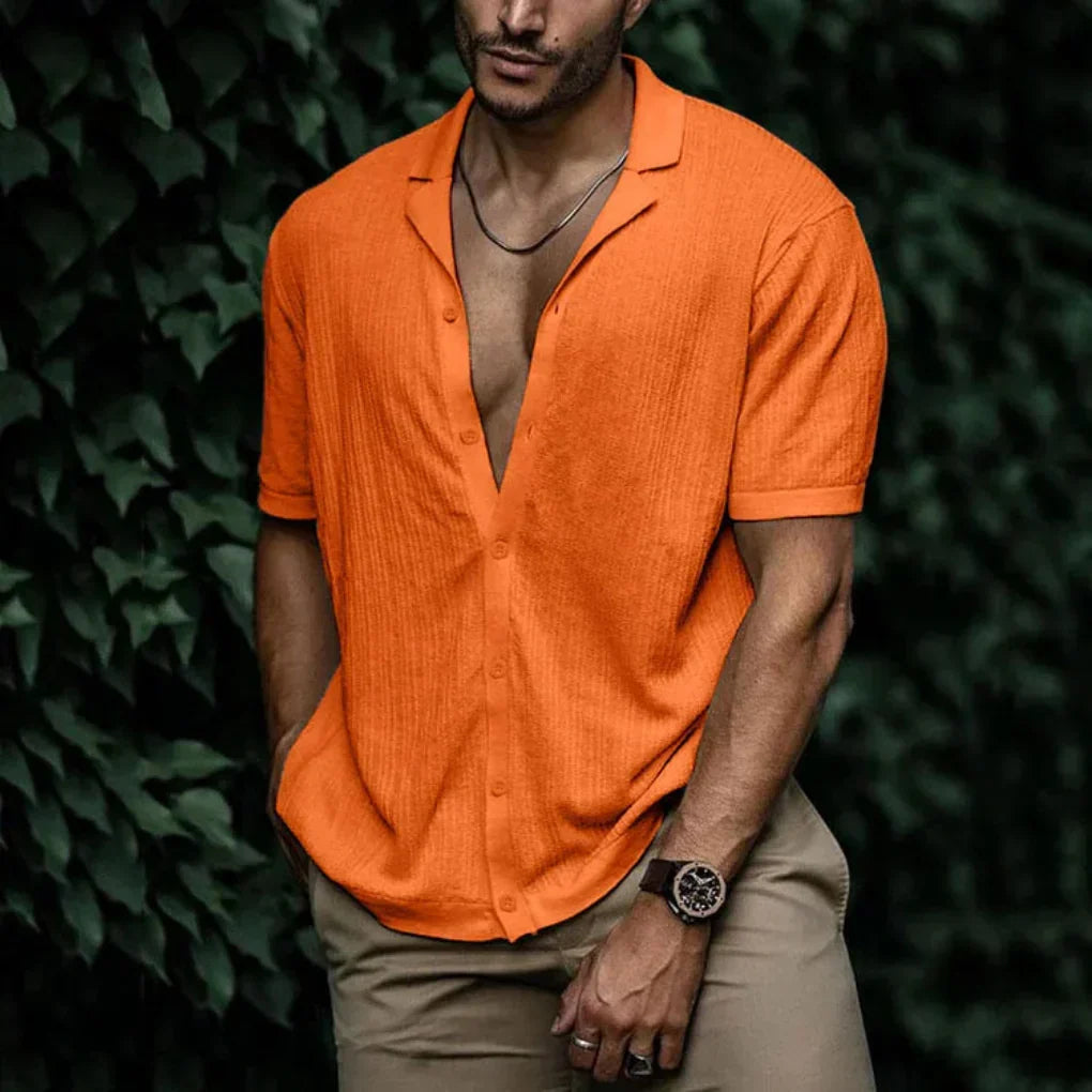 Men's Button-Up Summer Shirt