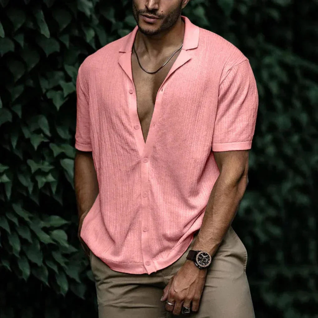 Men's Button-Up Summer Shirt