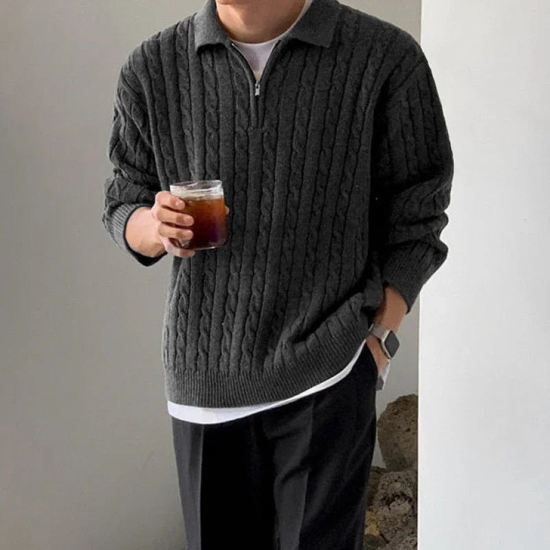 Men's Cable-Knit Sweater