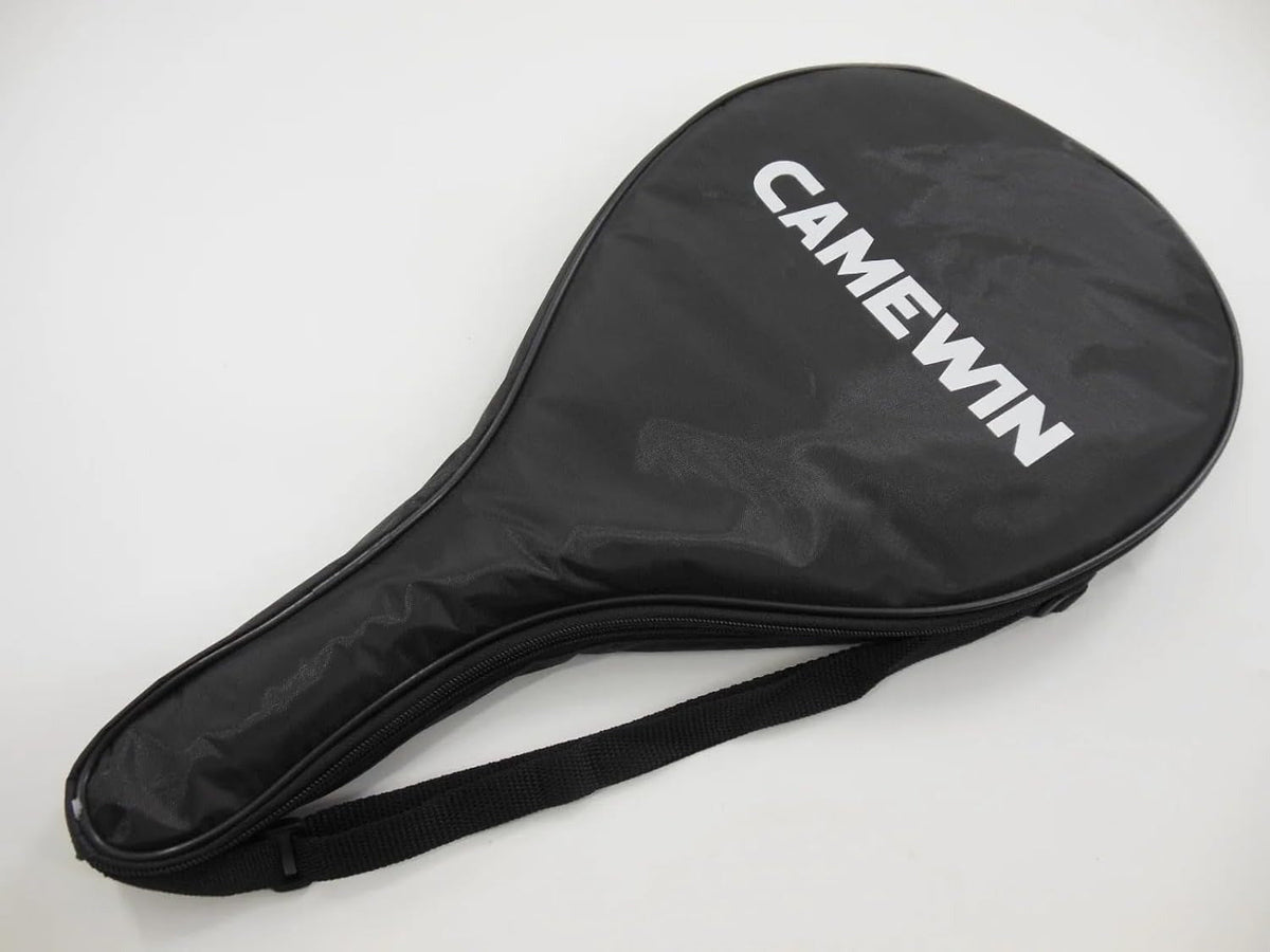 Men's Carbon Fibre Paddle Tennis Racket with Grip and Bag