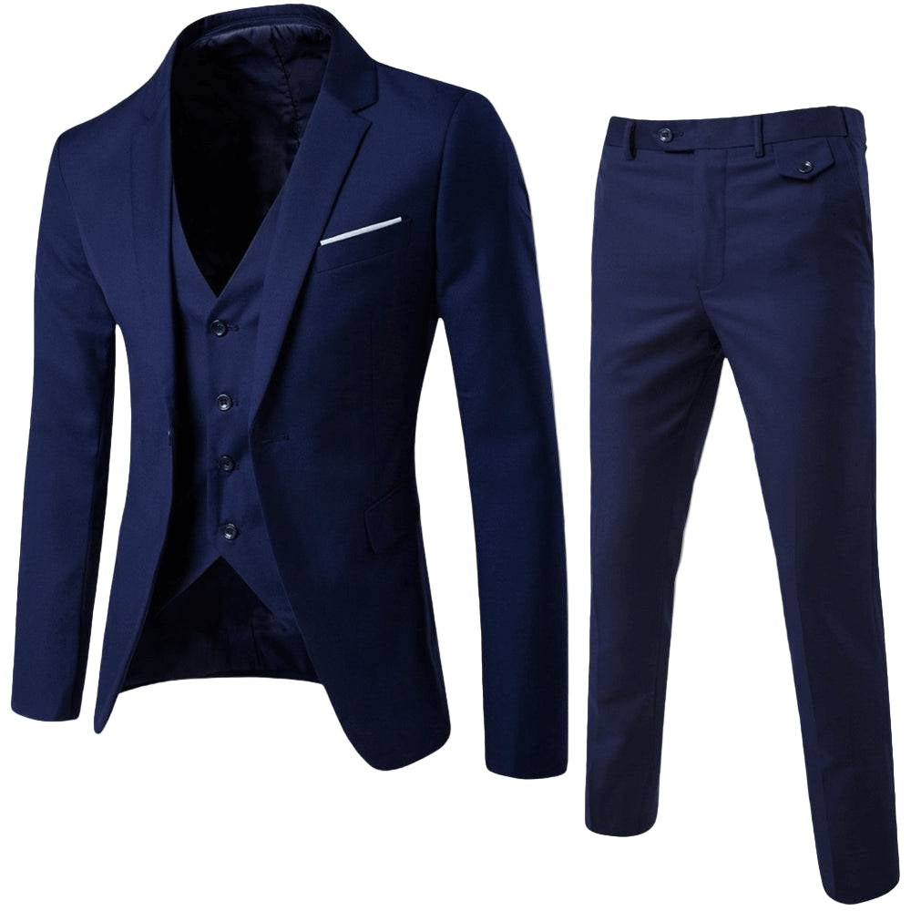 Men's Classic Tailored Two-Piece Suit