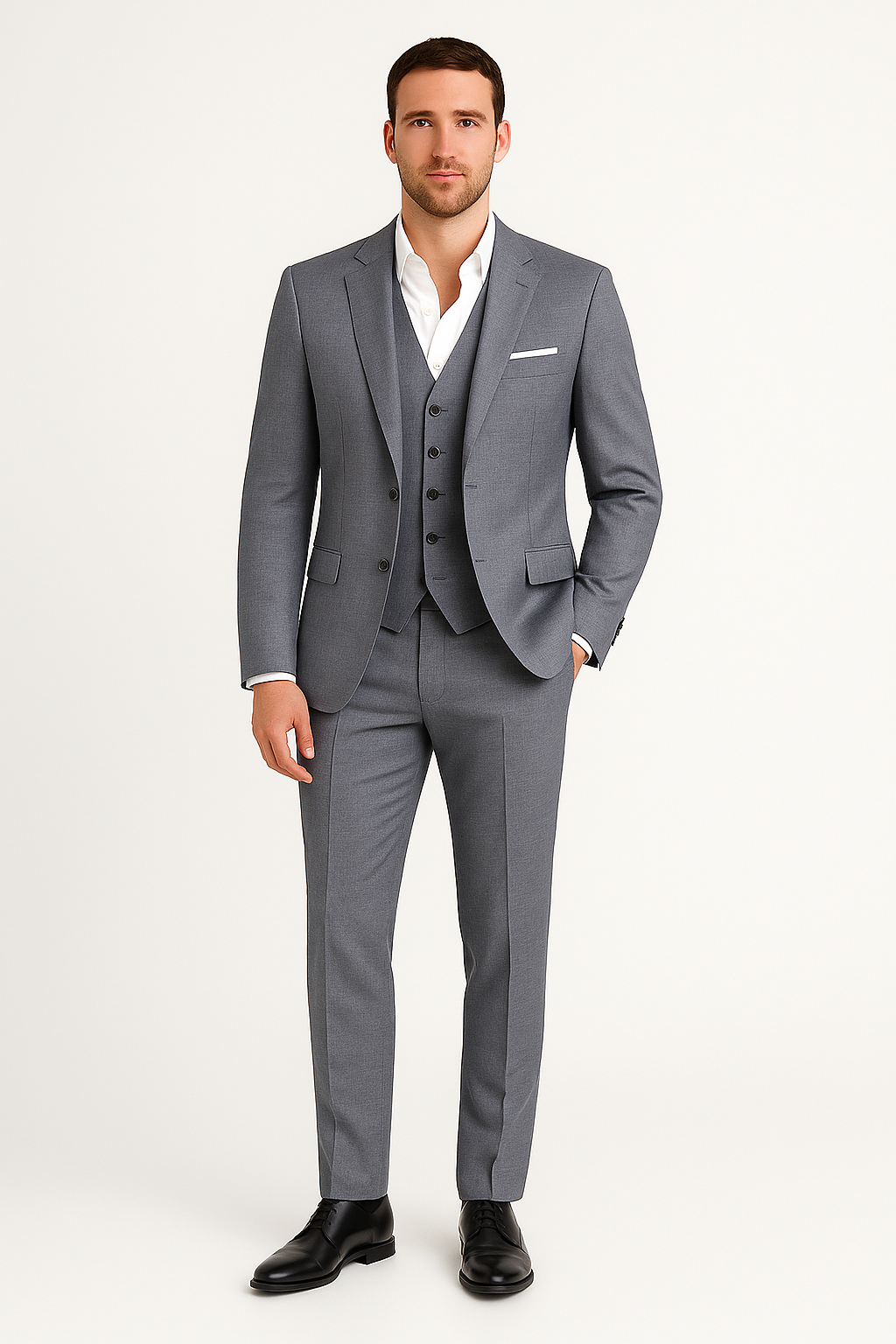 Men's Classic Tailored Two-Piece Suit