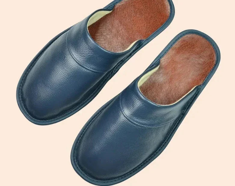 Men's Comfortable Black Slippers