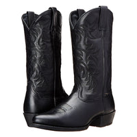 Men's Comfortable Cowboy Boots | Black & Brown