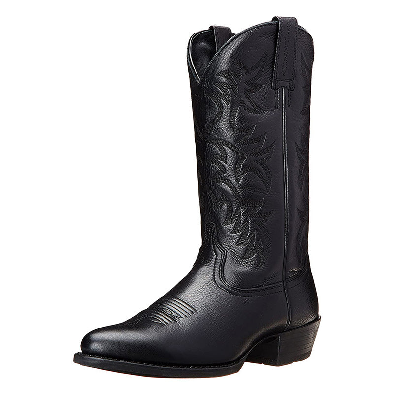 Men's Comfortable Cowboy Boots | Black & Brown