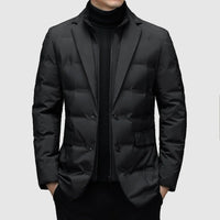 Men's Double-Breasted Puffer Parka Jacket