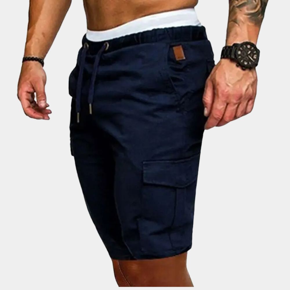 Men's Drawstring Cargo Shorts