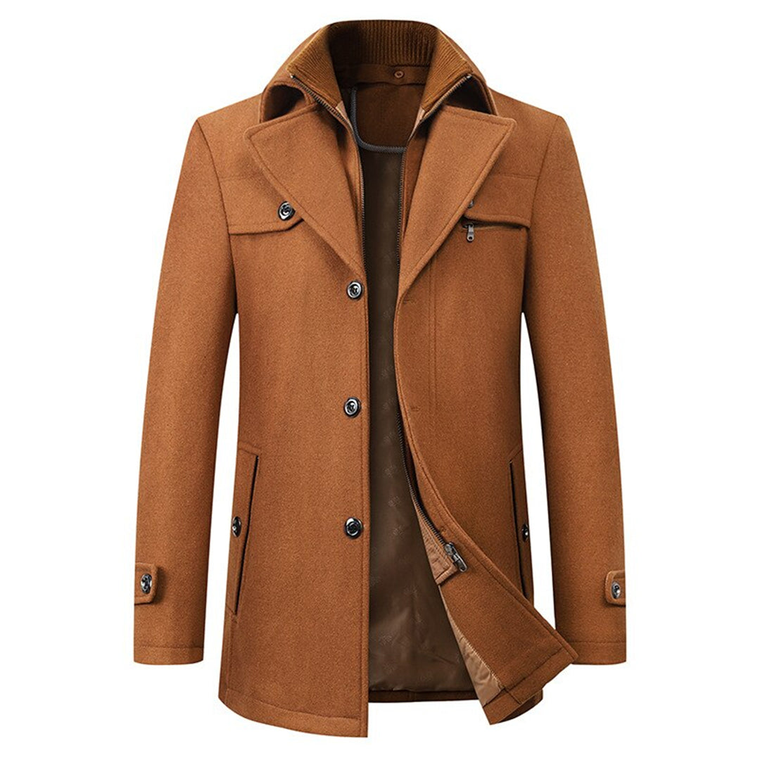 Men's Elegant Long Trench Coat