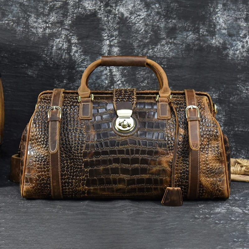 Men's Elegant Travel Bag - Luxury Style