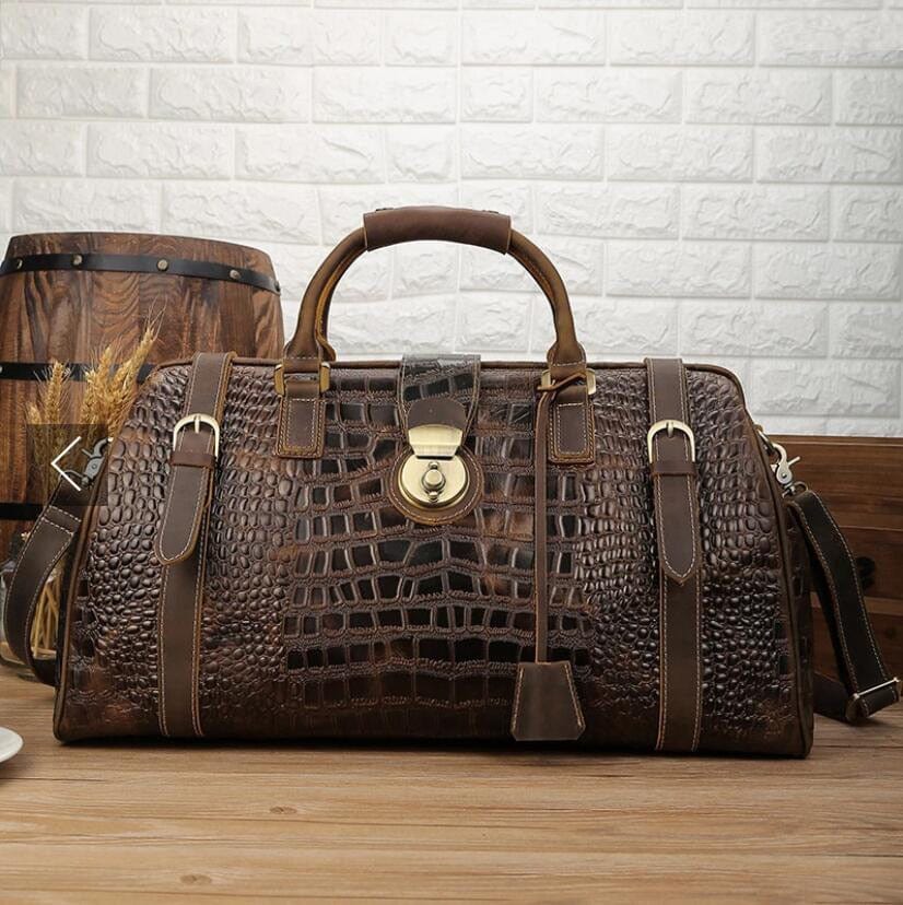 Men's Elegant Travel Bag - Luxury Style