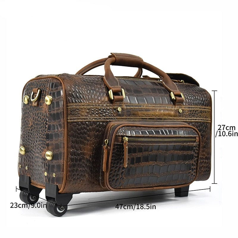 Men's Elegant Travel Bag - Luxury Style