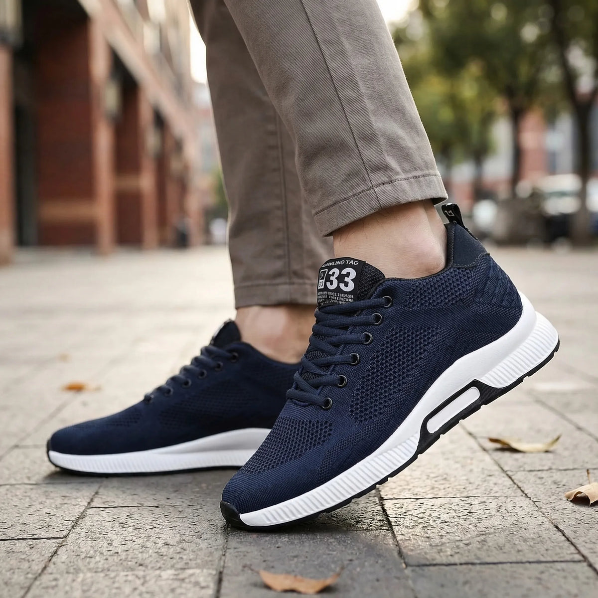 Men's Height-Increasing Lace-Up Sneakers