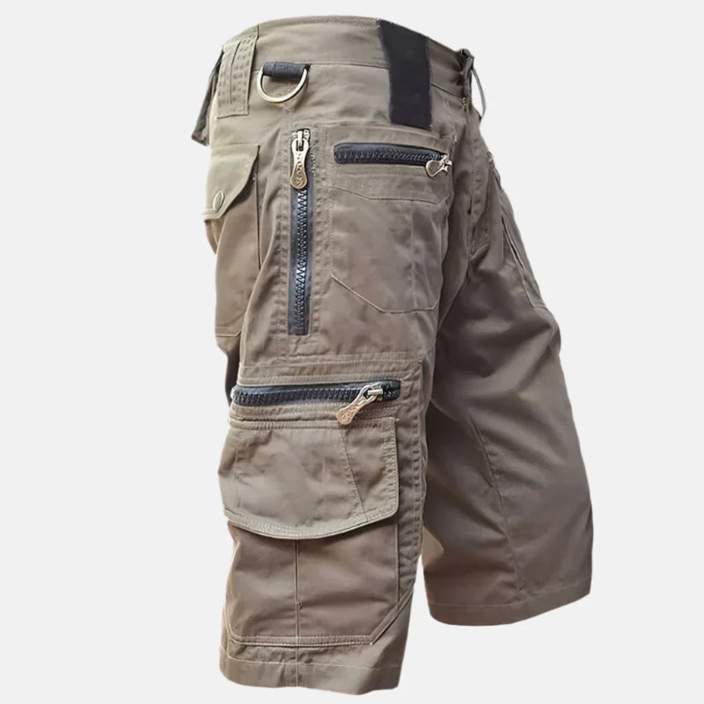 Men's Knee-Length Utility Cargo Shorts