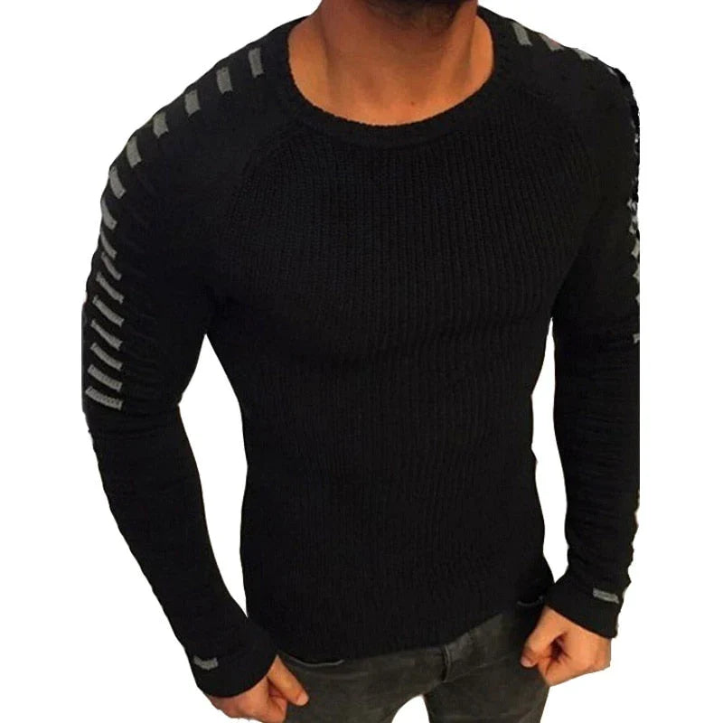 Men's Long Pleated Sweater