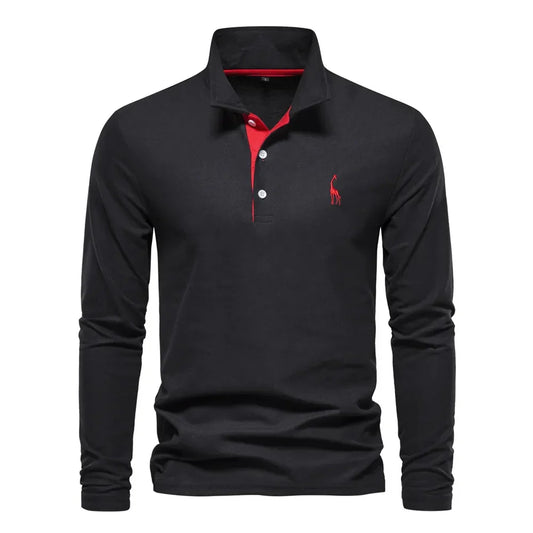 Men's Long-Sleeve Polo Shirt