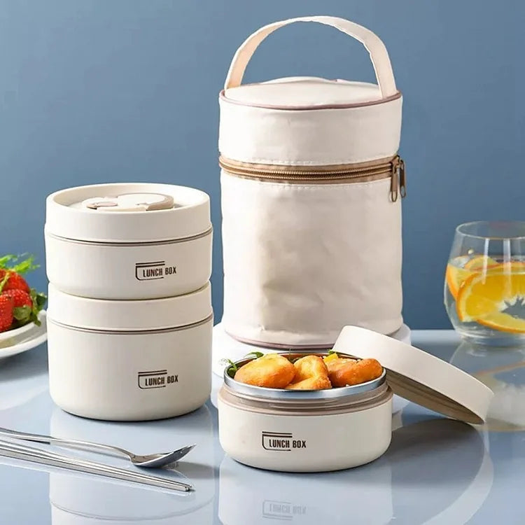Men's Practical Insulated Steel Lunch Box