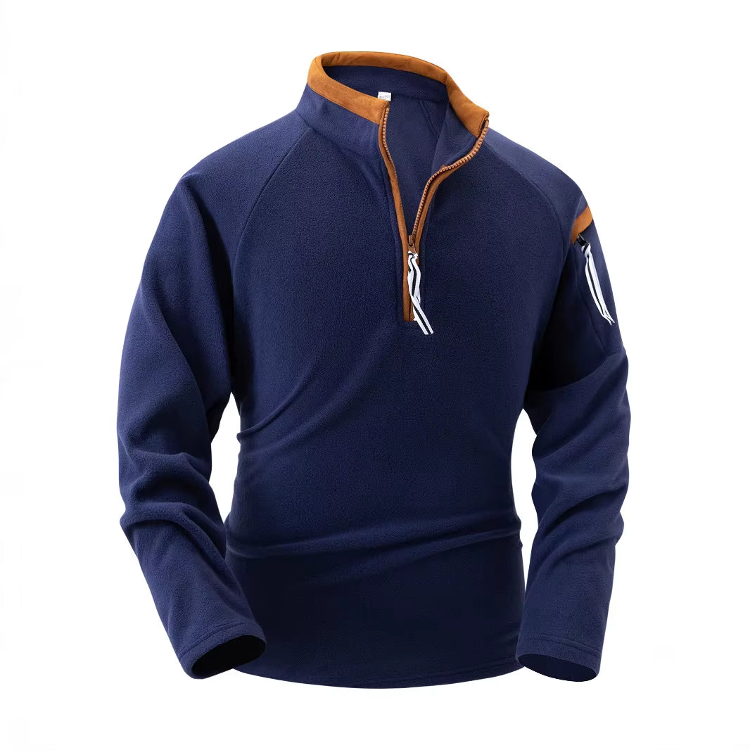 Men's Quarter-Zip Pullover Sweater