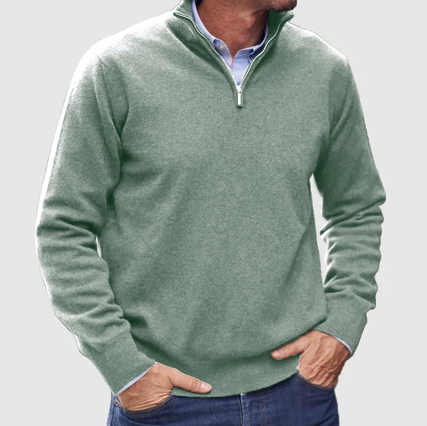Men's Quarter-Zip Sweater