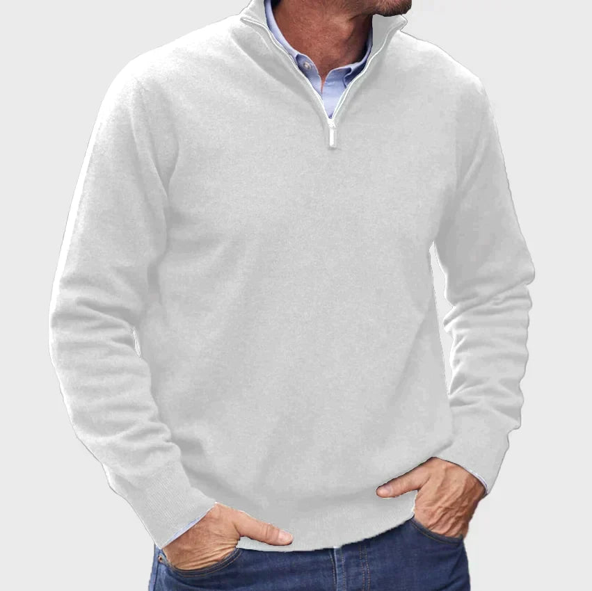 Men's Quarter-Zip Sweater