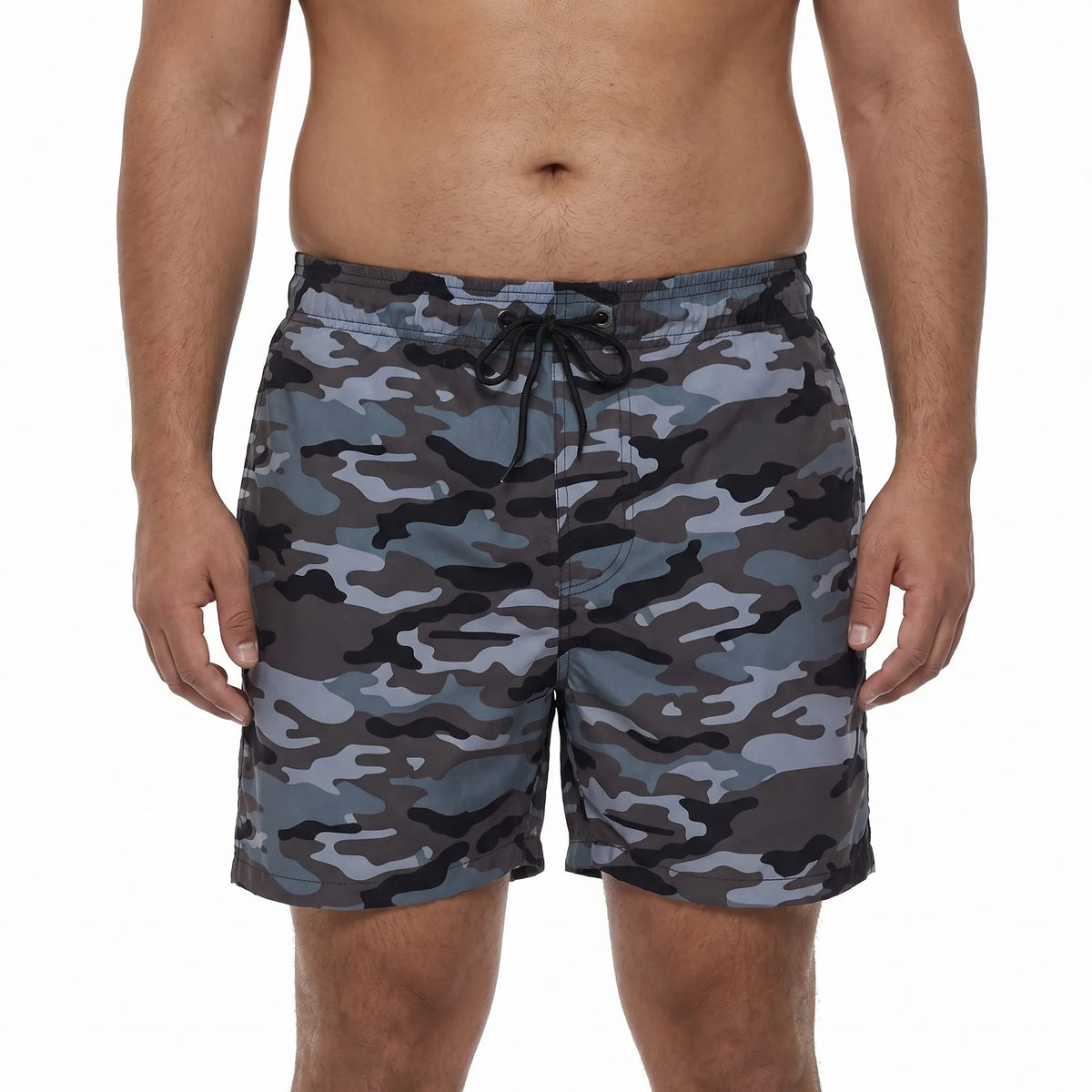 Men's Quick-Dry Printed Swim Trunks