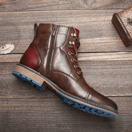 Men's Side-Zip Boots with Non-Slip Sole