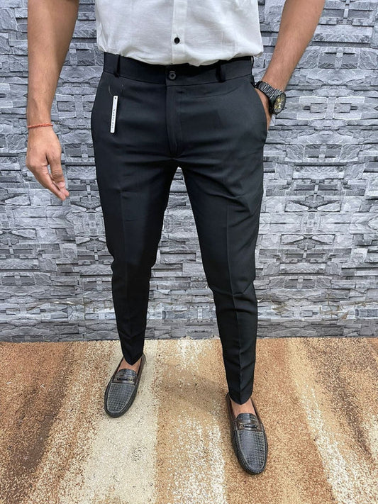 Men's Slim Fit Formal Trousers