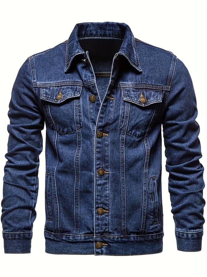 Men's Slim-Fit Jean Jacket