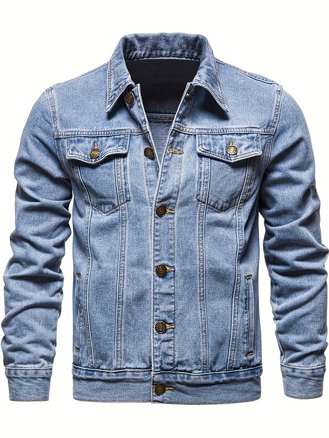 Men's Slim-Fit Jean Jacket