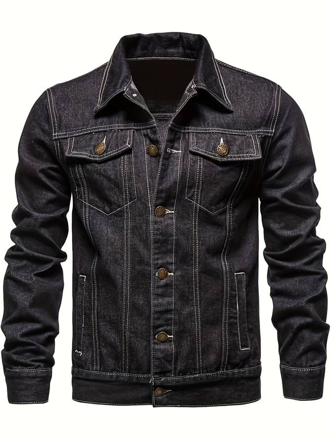 Men's Slim-Fit Jean Jacket