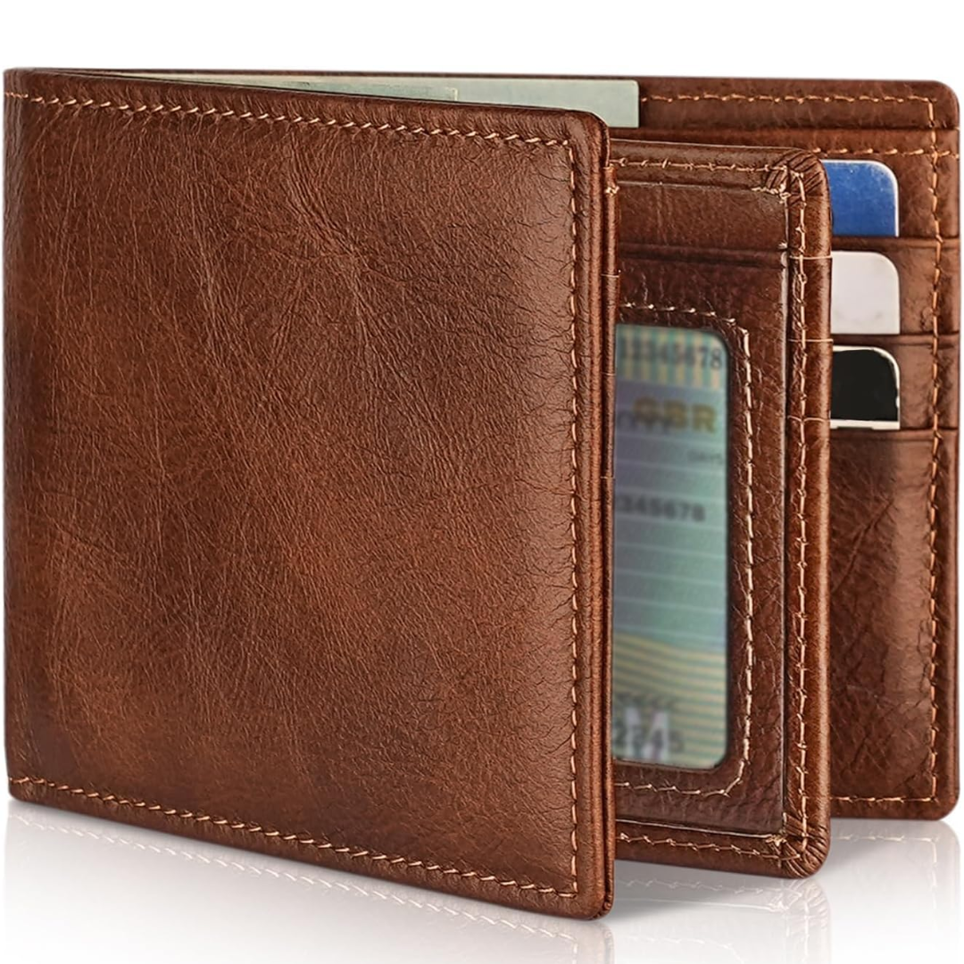 Men's Slim RFID Bifold Wallet