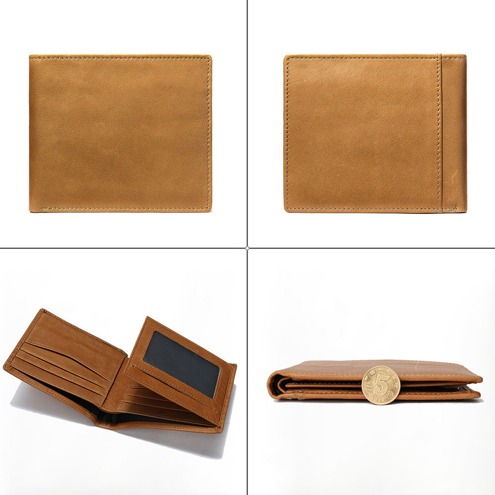 Men's Slim RFID Bifold Wallet