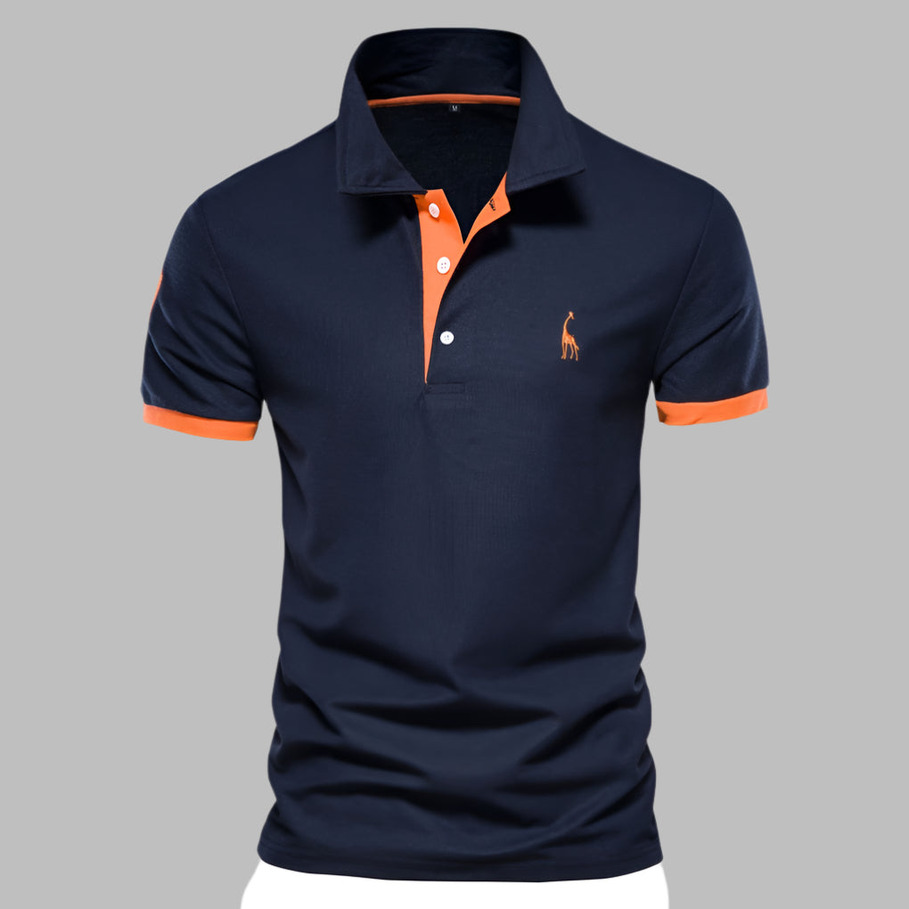 Men's Smart Contrast Trim Polo Shirt