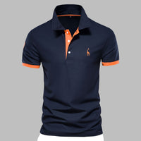 Men's Smart Contrast Trim Polo Shirt