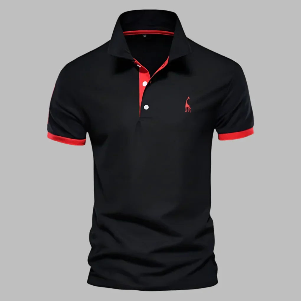 Men's Smart Contrast Trim Polo Shirt
