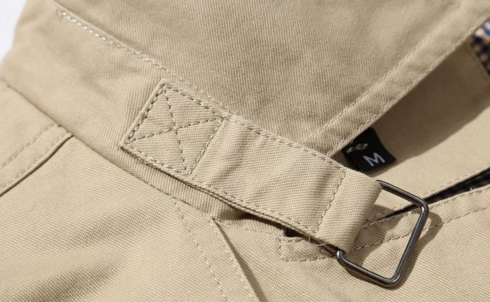 Men's Trench Coat - Elegant Structured Fit, Comfortable & Stylish